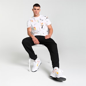 CLASSICS BRAND LOVE Printed Men's T-shirt, PUMA White-AOP, extralarge-IND