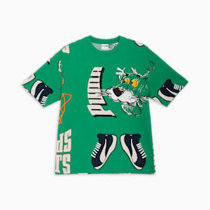 メンズ スーパー プーマ MX AOP 半袖 Tシャツ, Archive Green, extralarge-JPN