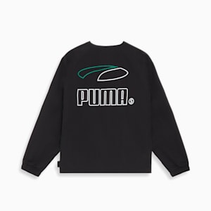 メンズ スケートボード プーマ ウーブン 長袖 シャツ, PUMA Black, extralarge-JPN