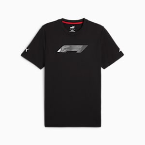 F1 Motorsport Men's Logo Graphic T-shirt, PUMA Black, extralarge-IND