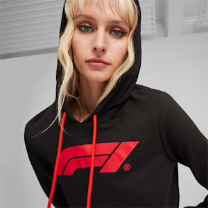 F1 Motorsport Women's Crop Hoodie, PUMA Black, extralarge-IND