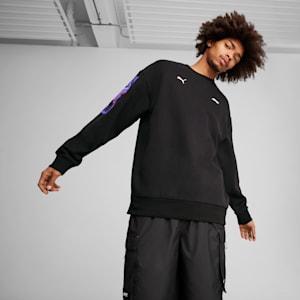 メンズ F1 ネオン エナジー クルーネック スウェット, PUMA Black, extralarge-JPN
