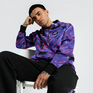 F1® Neon Energy All-Over Print Men's Relaxed Fit Motorsport Hoodie, PUMA Black, extralarge-IND