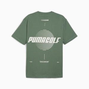メンズ ゴルフ PUMA x QGC モダン グラフィック 半袖 Tシャツ, Deep Forest, extralarge-JPN