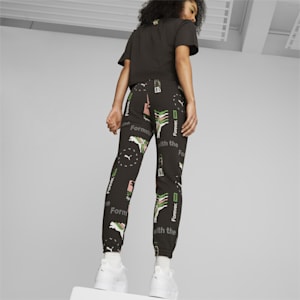 CLASSICS AOP Women's Sweatpants, PUMA Black, extralarge-IND