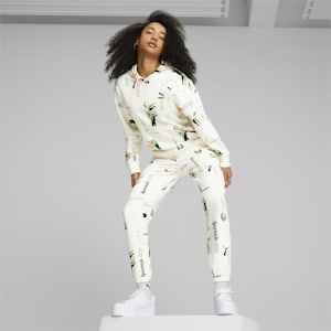 CLASSICS AOP Women's Sweatpants, Warm White, extralarge-IND