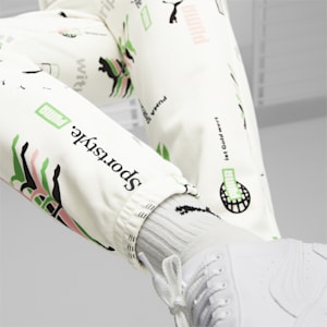 CLASSICS AOP Women's Sweatpants, Warm White, extralarge-IND