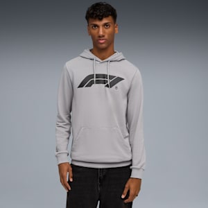 F1® Essentials Men's Motorsport Logo Hoodie, Gray Echo, extralarge-GBR