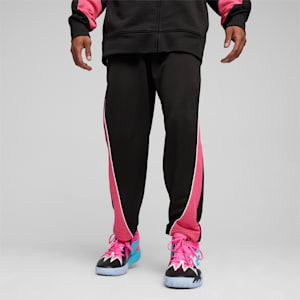 Scoot x Northern Lights T-73 Men's Pants, PUMA Black-Glowing Pink, extralarge