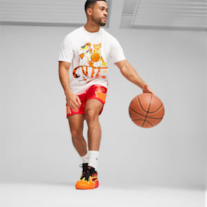Shorts PUMA HOOPS x CHEETOS, For All Time Red-Rickie Orange, extralarge
