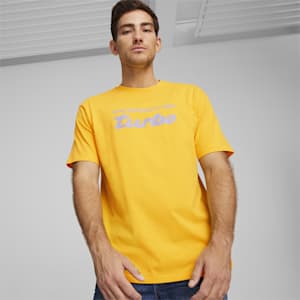 Porsche Legacy Motorsport Men's T-shirt, Sport Yellow, extralarge-IND