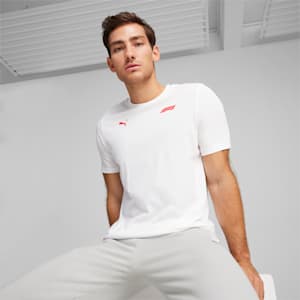 F1 Motorsport Men's Small Logo T-shirt, PUMA White, extralarge-IND