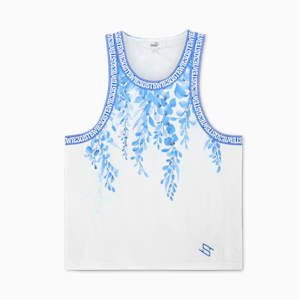 Camiseta de baloncesto para mujer STEWIE x CITY OF LOVE, PUMA White-AOP, extralarge
