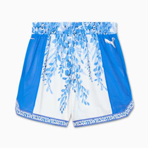 Shorts de baloncesto para mujer STEWIE x CITY OF LOVE, PUMA Team Royal-AOP, extralarge