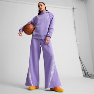 Sudadera con capucha de baloncesto para mujer STEWIE x CITY OF LOVE, Lavender Alert, extralarge