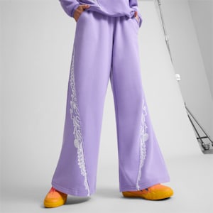 Pants de baloncesto para mujer STEWIE x CITY OF LOVE, Lavender Alert, extralarge