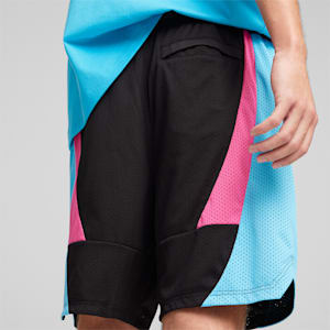 Scoot x Northern Lights Men's Shorts, Cheap Jmksport Jordan Outlet Black-Bright Aqua-Glowing Pink, extralarge