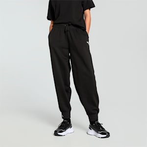 BMW M Motorsport Women's Relaxed Fit Pants, PUMA Black, extralarge-IND