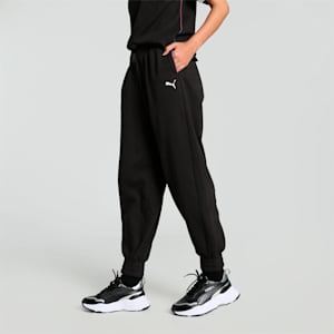 BMW M Motorsport Women's Relaxed Fit Pants, PUMA Black, extralarge-IND