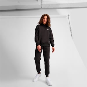 Suede Logo Men's Hoodie, PUMA Black, extralarge