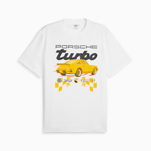 PUMA x PORSCHE Men's Basketball Graphic Tee, PUMA White, extralarge