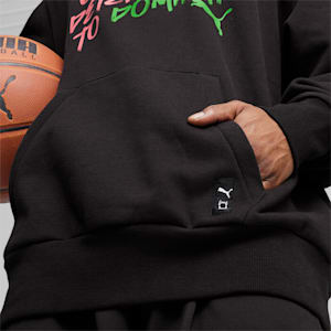 The Future Is Scoot Men's Basketball Hoodie, Cheap Urlfreeze Jordan Outlet Black, extralarge