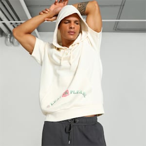 PUMA x HARRDY SANDHU Men's Relaxed Fit Hoodie, Sugared Almond, extralarge-IND