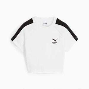 ウィメンズ PLAY.LOUD. アイコニック T7 スリム 半袖 Tシャツ, PUMA White, extralarge-JPN