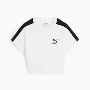 ウィメンズ アイコニック T7 スリム 半袖 Tシャツ, PUMA White, extralarge-JPN