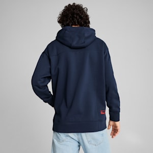 Porsche Legacy Statement Men's Hoodie, Club Navy, extralarge