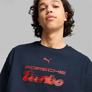 T-shirt Porsche Legacy Statement Logo Homme, Club Navy, extralarge