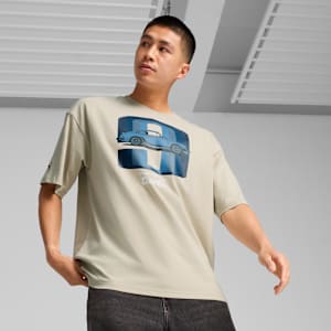 Playera para hombre gráfica Porsche Legacy 911, Desert Dust, extralarge