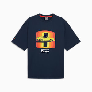 Camiseta para hombre gráfica Porsche Legacy 911, Club Navy, extralarge