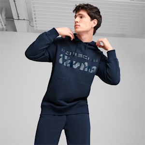 Sudadera con capucha para hombre Porsche Legacy ESS, Club Navy, extralarge