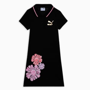 Classics Girl's Graphic Dress, PUMA Black, extralarge-IND