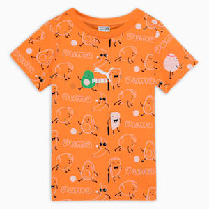 Classics Printed Youth T-shirt, Clementine, extralarge-IND