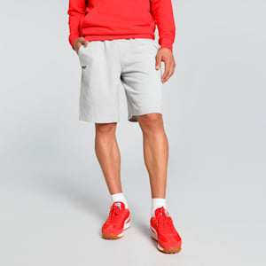 F1 Men's Motorsport Sweat Shorts, Ash Gray, extralarge-IND