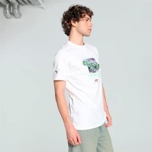 F1® Logo Graphic Men's Motorsport Tee, PUMA White, extralarge-IND