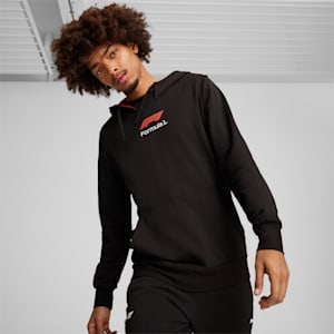 Sudadera estampada con capucha para hombre F1®, PUMA Black, extralarge