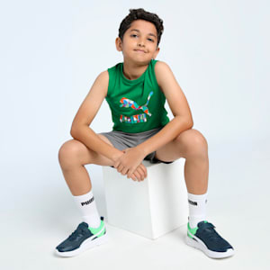 Classics Boy's Graphic Tank, Archive Green, extralarge-IND