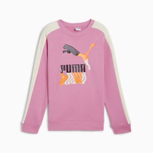 T7 Big Kids' Long Sleeve Crew, Mauved Out, extralarge