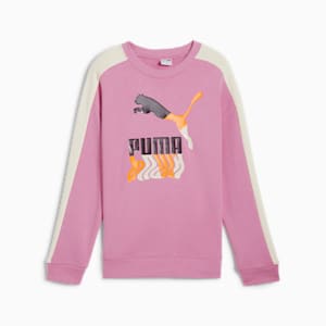 T7 Big Kids' Long Sleeve Crew, Mauved Out, extralarge