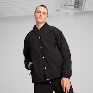 Men's Coach Jacket, PUMA Black, extralarge