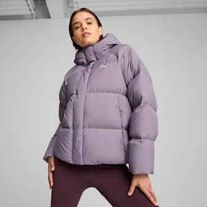 Down Puffer Jacket Women, Pale Plum, extralarge