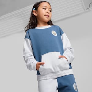 CLASSICS PUMA FC Kid's Relaxed Fit Crew Neck Sweatshirt, Blue Horizon, extralarge-IND