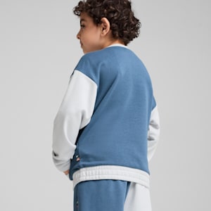 CLASSICS PUMA FC Kid's Relaxed Fit Crew Neck Sweatshirt, Blue Horizon, extralarge-IND