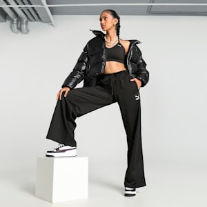 Shiny Puffer Women's Relaxed Fit Jacket, PUMA Black, extralarge-IND