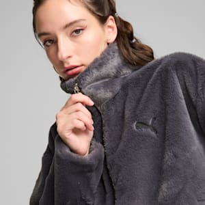 Women's Soft Fleece Jacket, Galactic Gray, extralarge