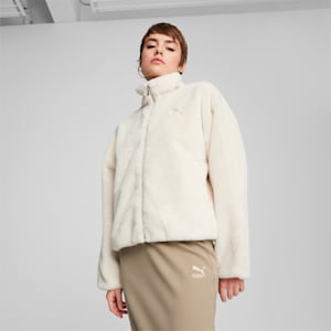 Women's Soft Fleece Jacket, Alpine Snow, extralarge