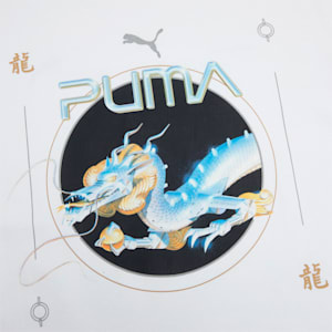 ユニセックス PUMA x SORAYAMA グラフィック 長袖 Tシャツ, PUMA White, extralarge-JPN